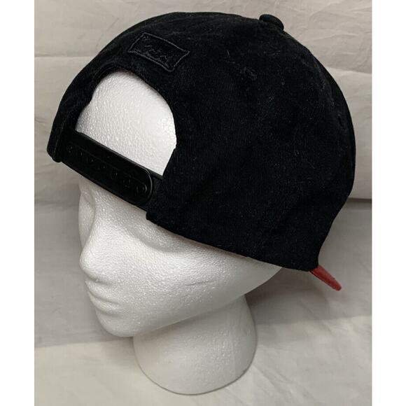 California Republic Snapback Red Black Top Level Men's Cap Adjustable Cali Bear - Picture 3 of 8